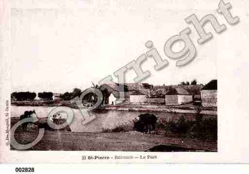 Ville de SAINTPIERRE Carte postale ancienne