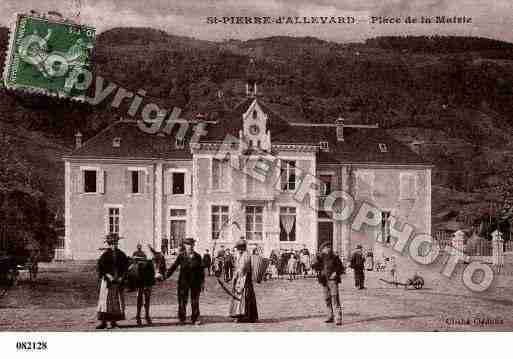 Ville de SAINTPIERRED\'ALLEVARD Carte postale ancienne