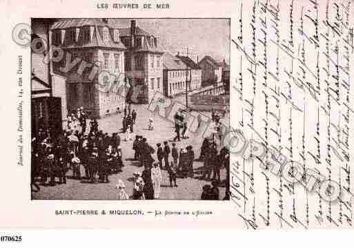 Ville de SAINTPIERREETMIQUELON Carte postale ancienne