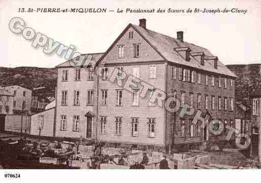 Ville de SAINTPIERREETMIQUELON Carte postale ancienne