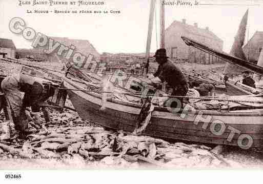 Ville de SAINTPIERREETMIQUELON Carte postale ancienne