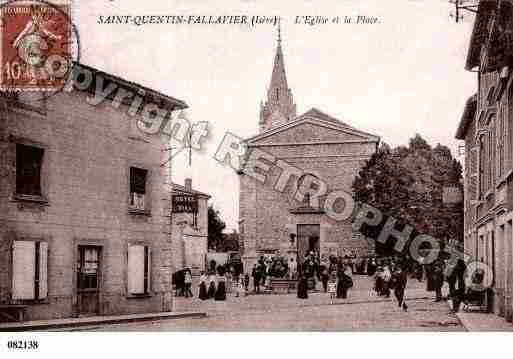 Ville de SAINTQUENTINFALLAVIER Carte postale ancienne