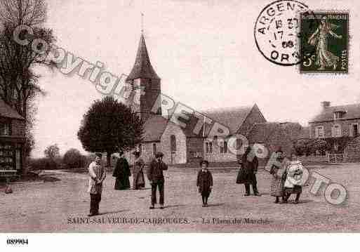 Ville de SAINTSAUVEURDECARROUGES Carte postale ancienne