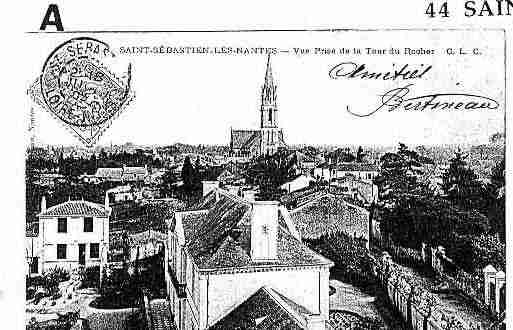 Ville de SAINTSEBASTIENSURLOIRE Carte postale ancienne