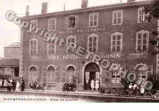 Ville de SAINTSYMPHORIEND\'OZON Carte postale ancienne