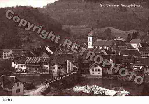 Ville de SAINTURSANNE Carte postale ancienne