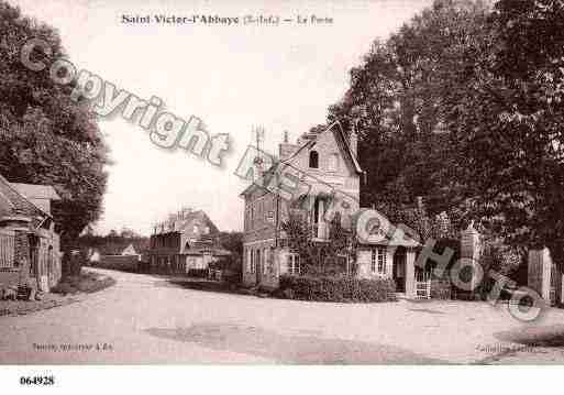 Ville de SAINTVICTORL\\\'ABBAYE Carte postale ancienne