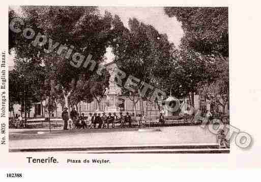 Ville de SANTACRUZDETENERIFE Carte postale ancienne