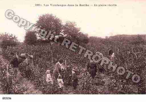 Ville de SARTHE Carte postale ancienne