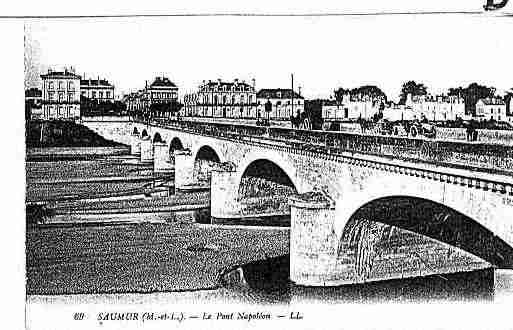 Ville de SAUMUR Carte postale ancienne