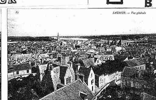 Ville de SAUMUR Carte postale ancienne