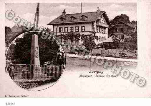 Ville de SAVIGNY Carte postale ancienne