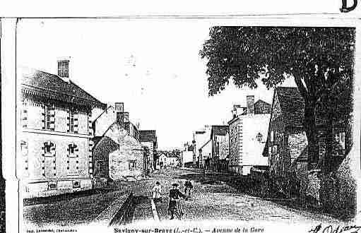 Ville de SAVIGNYSURBRAYE Carte postale ancienne