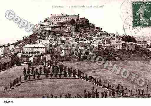 Ville de SEVERACLECHATEAU Carte postale ancienne