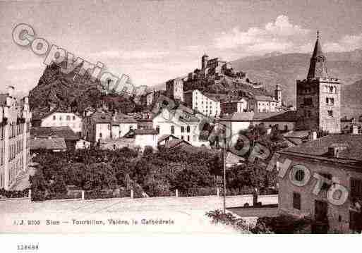 Ville de SION Carte postale ancienne