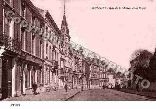 Ville de SOIGNIES Carte postale ancienne