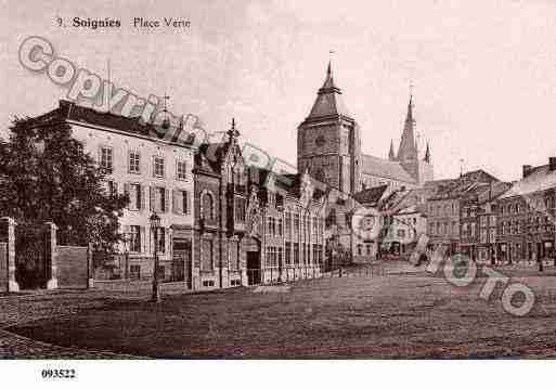 Ville de SOIGNIES Carte postale ancienne