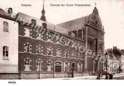 Ville de SOIGNIES Carte postale ancienne