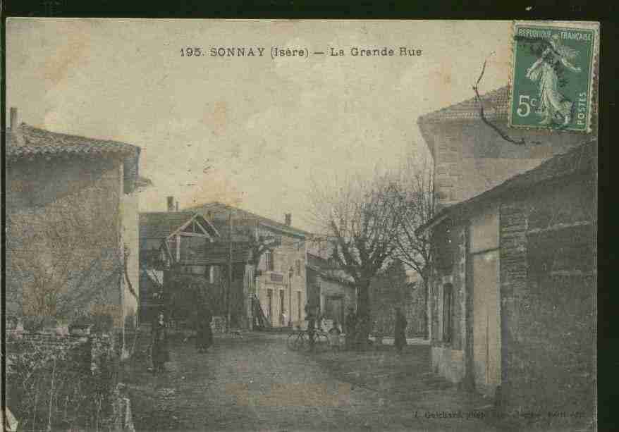 Ville de SONNAY Carte postale ancienne