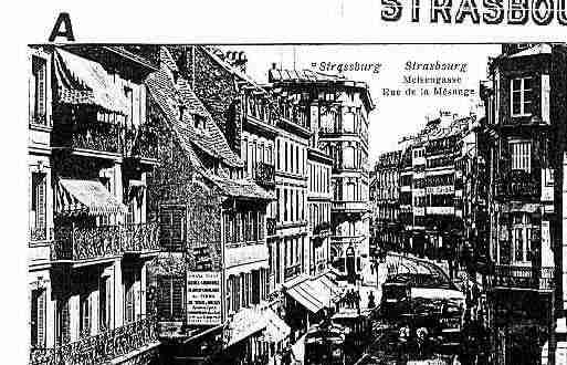 Ville de STRASBOURG Carte postale ancienne