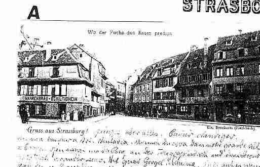 Ville de STRASBOURG Carte postale ancienne