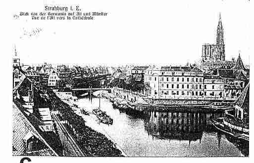 Ville de STRASBOURG Carte postale ancienne