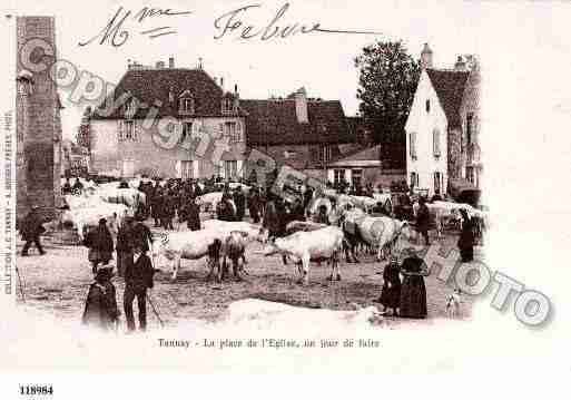 Ville de TANNAY Carte postale ancienne