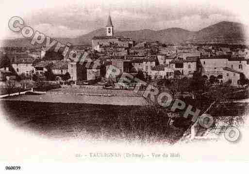 Ville de TAULIGNAN Carte postale ancienne