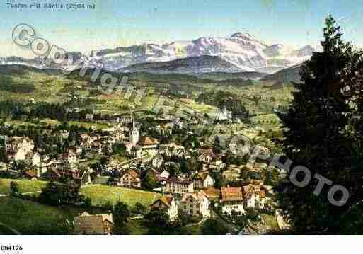 Ville de TEUFEN Carte postale ancienne