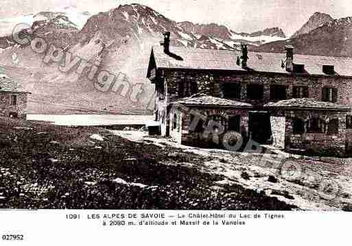 Ville de TIGNES Carte postale ancienne