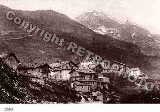 Ville de TIGNES Carte postale ancienne