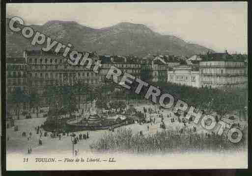 Ville de TOULON Carte postale ancienne