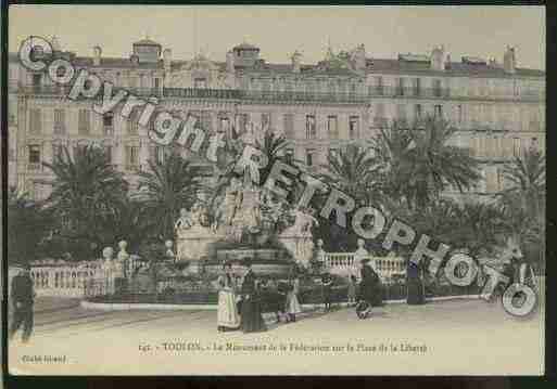 Ville de TOULON Carte postale ancienne