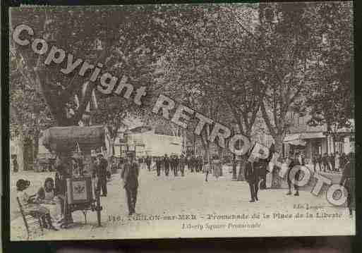 Ville de TOULON Carte postale ancienne