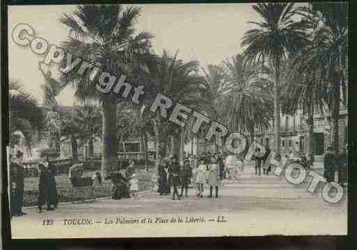 Ville de TOULON Carte postale ancienne