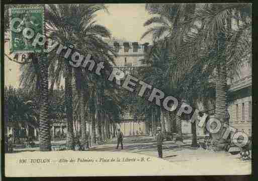 Ville de TOULON Carte postale ancienne