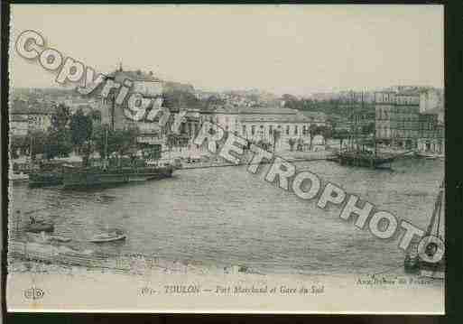 Ville de TOULON Carte postale ancienne