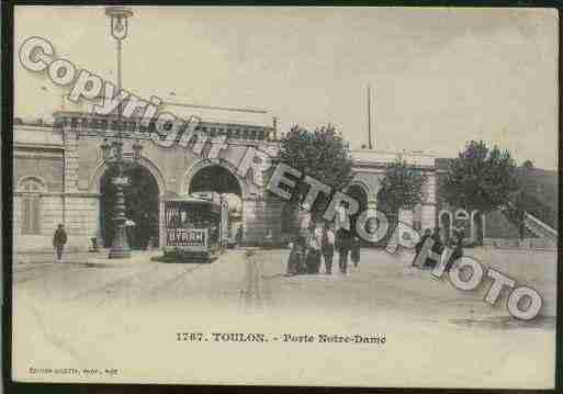 Ville de TOULON Carte postale ancienne