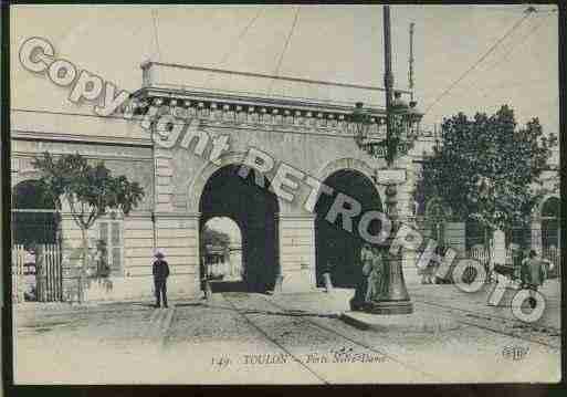 Ville de TOULON Carte postale ancienne