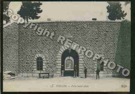 Ville de TOULON Carte postale ancienne