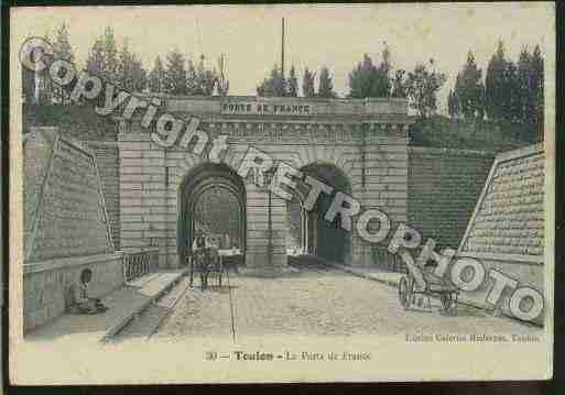 Ville de TOULON Carte postale ancienne