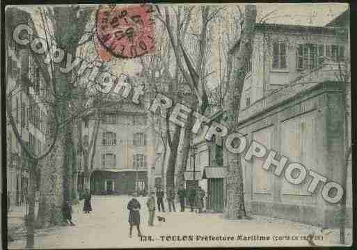 Ville de TOULON Carte postale ancienne