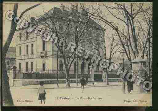 Ville de TOULON Carte postale ancienne