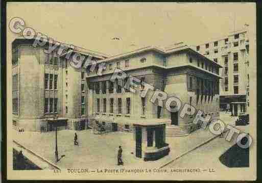 Ville de TOULON Carte postale ancienne