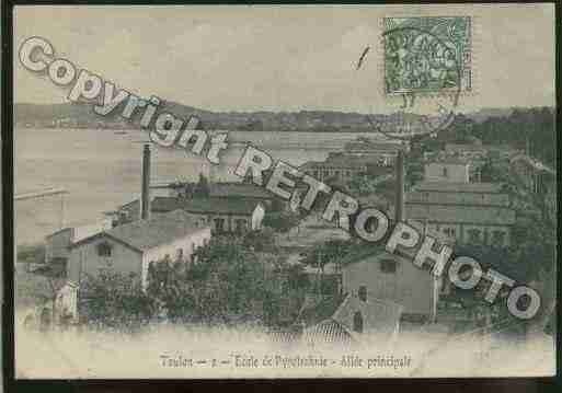 Ville de TOULON Carte postale ancienne