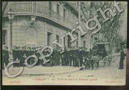 Ville de TOULON Carte postale ancienne