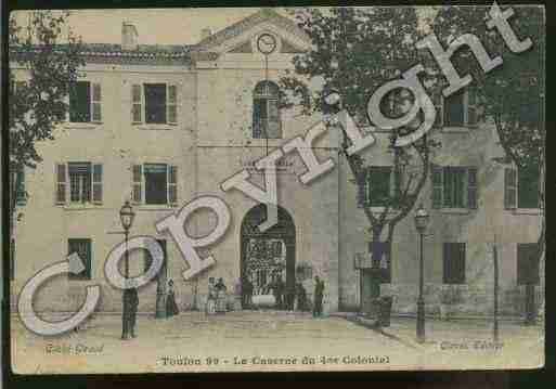 Ville de TOULON Carte postale ancienne