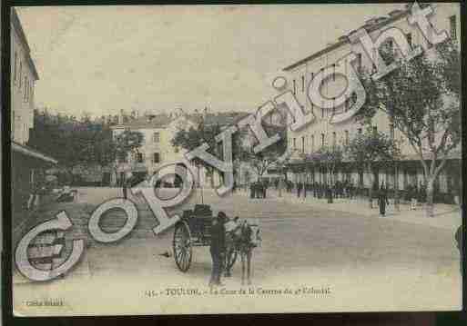 Ville de TOULON Carte postale ancienne