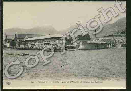 Ville de TOULON Carte postale ancienne