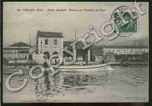 Ville de TOULON Carte postale ancienne